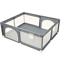 Amazon.co.jp: ベビーサークル 大型 180×150cm 扉付き メッシュ ハイ Amazon.co.jp: ベビーサークル 大型 180×150cm 扉付き メッシュ ハイ